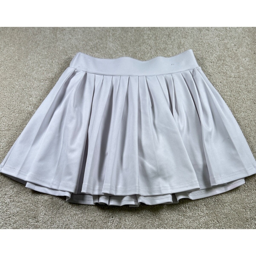 Indero Active Womens Size M White Skort Skirt Short Tennis Preppy